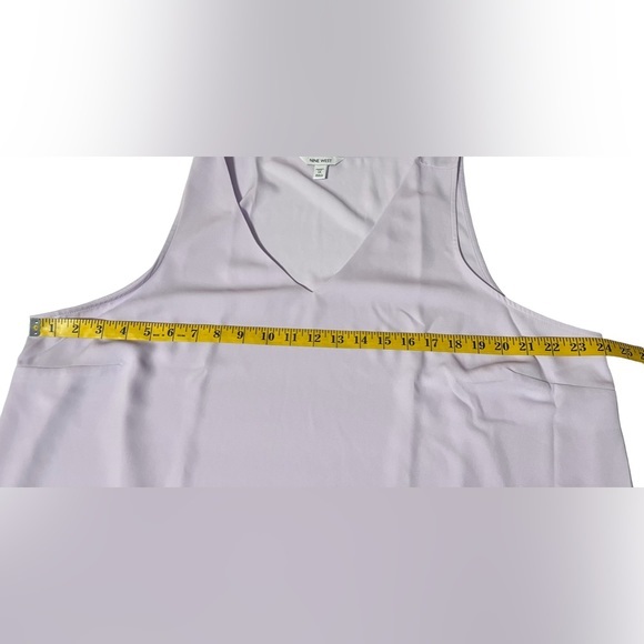 Nine West 1X enlighten purple v-neck essential tank NWT - Picture 4 of 4